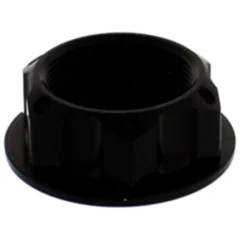 Mutter Lenkkopf JMP Bolt M24X1MM Alu schwarz passend für: Honda CB, VT, CBR