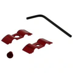 BREMSSCHLAUCHAUSPUFFER JMP BOLT 7MM 2-WEG ALU ROT