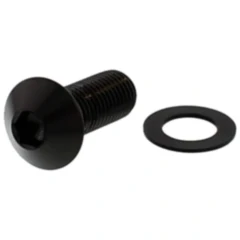 Linsenschraube M10 x 1.25 mm 25 mm schwarz