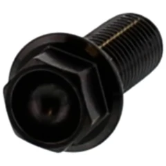 Sechskant Schraube M10 x 1.25 mm 25 mm Edelstahl V4A schwarz