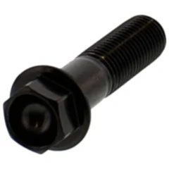 Sechskantschraube M10 x 1.25 mm 40 mm Edelstahl V4A schwarz