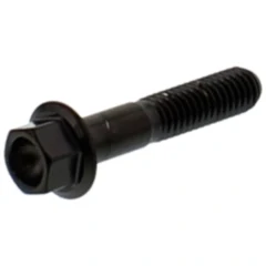 Sechskantschraube M6X1 30mm Edelstahl V4A schwarz