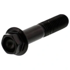 Schraube 6 Kant M8X1. 25 mm 40 mm Edelstahl V4A schwarz passend für: Honda CRF, TRX, CR