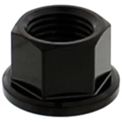Mutter Kettenrad JMP Bolt M12 X 1. 25 mm Edelstahl V4A schwarz passend für: Honda CB, CBR, CBF