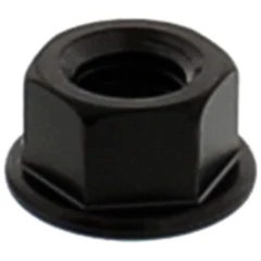 Mutter Kettenrad JMP Bolt M8X1. 25 mm Edelstahl V4A schwarz passend für: Honda CRF, CR, XR