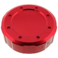 Deckel Bremsflüssigkeitsbehälter 61 mm Alu rot passend für: Kawasaki VN, Z, ZX - 6R