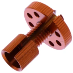 Stellschraube JMP Bolt M8X1. 25 30 mm Alu orange passend für: Honda CB, CBR, VT