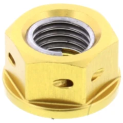 Mutter Kettenrad JMP Bolt M10 x 1. 25 mm Alu Racing gold passend für: Kawasaki Z, Ninja, ZZR