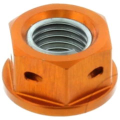 Mutter Kettenrad JMP Bolt M10 x 1. 25 mm Alu Racing orange passend für: Kawasaki Z, Ninja, ZZR