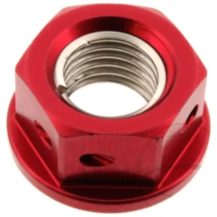 Mutter Kettenrad JMP Bolt M10 x 1. 25 mm Alu Racing rot passend für: Kawasaki Z, Ninja, ZZR