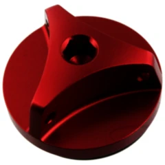Öleinfüllschraube M27X3MM Alu rot für Motorräder