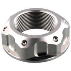 Mutter Lenkkopf JMP Bolt M25X1MM Alu silber passend für: Triumph Street Triple, Speed Triple, Daytona
