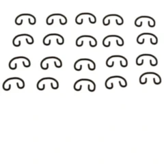 Clips 10 mm Kolbenbolzen JMP Inhalt 20 Stück passend für: Aprilia SR, Scarabeo, Rally