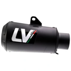 Schalldämpfer SBK Edelstahl LV - 10 Slip On Full black passend für: Benelli Leoncino