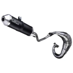 Schalldämpfer X - Fight Black Edition passend für: Derbi Senda, Dekker