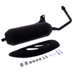Schalldämpfer Silent Pro TECNIGAS Black Edition passend für: Piaggio Zip, Fly