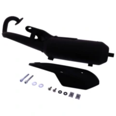 Schalldämpfer Silent Pro TECNIGAS Black Edition passend für: Peugeot Speedfight, Kisbee, Ludix
