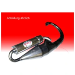 Schalldämpfer Handmade TT Leovince passend für: Peugeot Vivacity, Trekker, Buxy