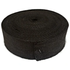 SILENT SPORT EXHAUST INSULATION WRAP BLACK - 50 mm x 15 Meter