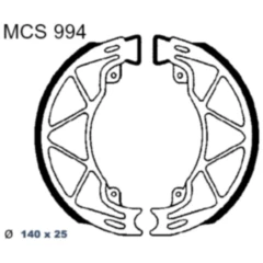 Bremsbacken mit Feder TRW Alternative: 7329097 passend für: Vespa Primavera, Sprint, Elettrica