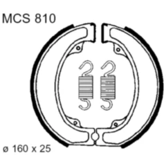 Bremsbacken mit Feder TRW passend für: Honda XL