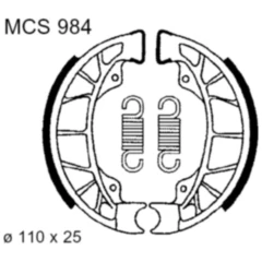 Bremsbacken mit Feder TRW Alternative: 7378615 passend für: Piaggio Zip, NRG, TPH