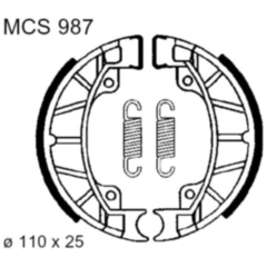 Bremsbacken mit Feder TRW Alternative: 7375165 passend für: Piaggio Sfera