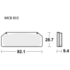 Bremsbeläge Sinter SCR für Hochleistungs-Rennsport