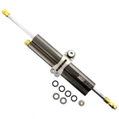 Lenkungsdämpfer YSS 120 mm platin Racing Klemme A passend für: Triumph Bonneville, Scrambler, Thruxton