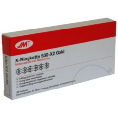 JMT X-RING 530X2 Kette Gold pro Kettenglied ohne Schloss