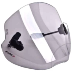 Scheibe Trend Puig rauchgrau passend für: Kawasaki Z, W, ER - 6N, Honda CB, CBF, Z