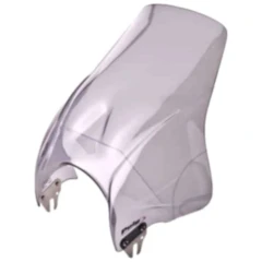 Scheibe Plus Puig rauchgrau passend für: Honda CB, CBF, CLR, Kawasaki W, Z, ZR, ER