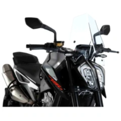 Sportscheibe Puig New Generation für Nakedbike transparent