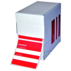 JM Etiketten INSPEKTION 200 Stück Spenderbox