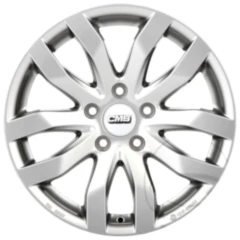 Alufelge C22 7X16 5/112 ET48 Racing silber für Motorräder