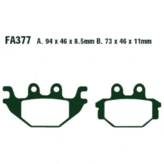 Bremsklotz Sinter R EBC Alternative: 7874324 passend für: Kymco MXU, Maxxer, UXV