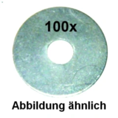 Kotflügelscheiben verzinkt 4x15 für Motorräder