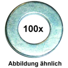 Unterlegscheibe M6 verzinkt DIN 125 A, Packung 100