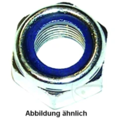 Sechskantsicherungsmutter M8x1 für Motorräder, verzinkt, Packung 100 Stück