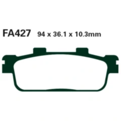 Bremsklotz Standard Scooter EBC passend für: SYM GTS, Joyride, Cruisym