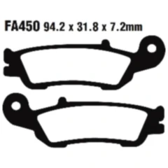 EBC Extreme Pro Sinter Bremsbeläge für Sportbikes