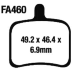 Bremsklotz Sinter HH EBC passend für: Buell R, CR