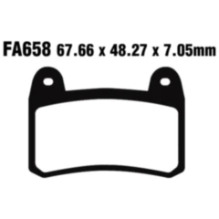 Bremsklotz Sinter HH EBC Alternative: 7870133 passend für: Benelli BN, Leoncino, TRK 251