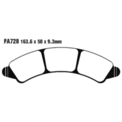 Bremsklotz Sinter R EBC für Motorräder