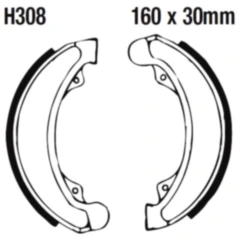 Bremsbacken ohne Feder EBC passend für: Honda CB, SL