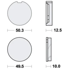 Bremsklotz Standard TRW Alternative: 7326267 passend für: Kawasaki H1, H2, S3, Z1