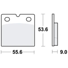 Bremsklotz Sinter vorne TRW Alternative: 7328909 passend für: BMW R, K