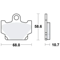 Bremsklotz Standard TRW Alternative: 7326903 passend für: Yamaha RD