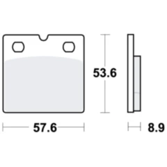 Bremsklotz Sinter vorne TRW Alternative: 7328966 passend für: BMW K, R