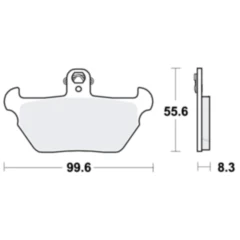 Bremsklotz Sinter vorne TRW Alternative: 7320955 passend für: BMW K, R, K1